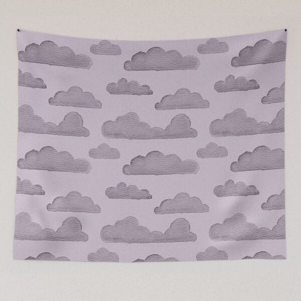 Item preview, Dreamtime Clouds Watercolor Pattern - Dust + Fig designed and sold by Irene Estelle.