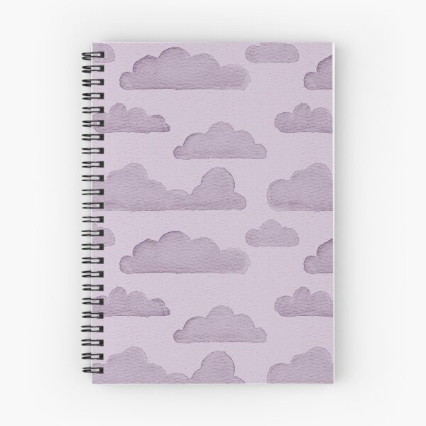 Item preview, Dreamtime Clouds Watercolor Pattern - Dust + Plum designed and sold by Irene Estelle.