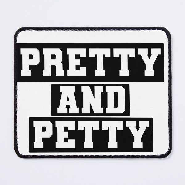 Item preview, Pretty and petty sticker designed and sold by ToxicMascara.