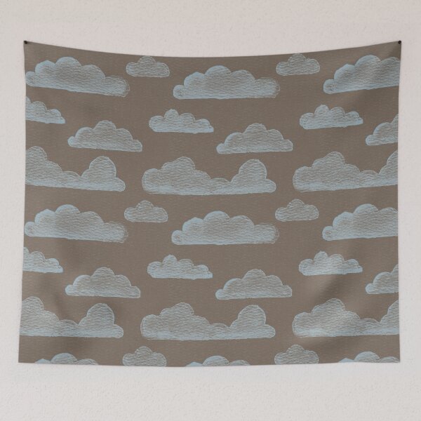 Item preview, Dreamtime Clouds Watercolor Pattern - Earth + Sky designed and sold by Irene Estelle.