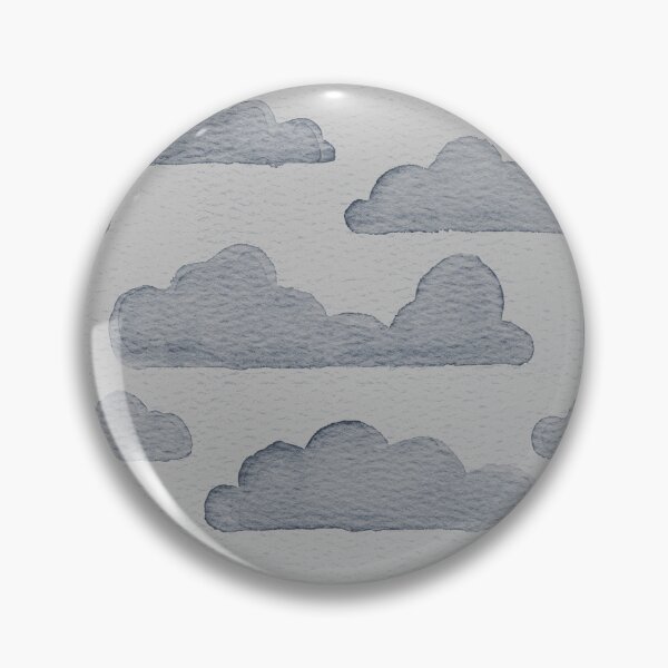 Item preview, Dreamtime Clouds Watercolor Pattern - Fog + Dusk designed and sold by Irene Estelle.