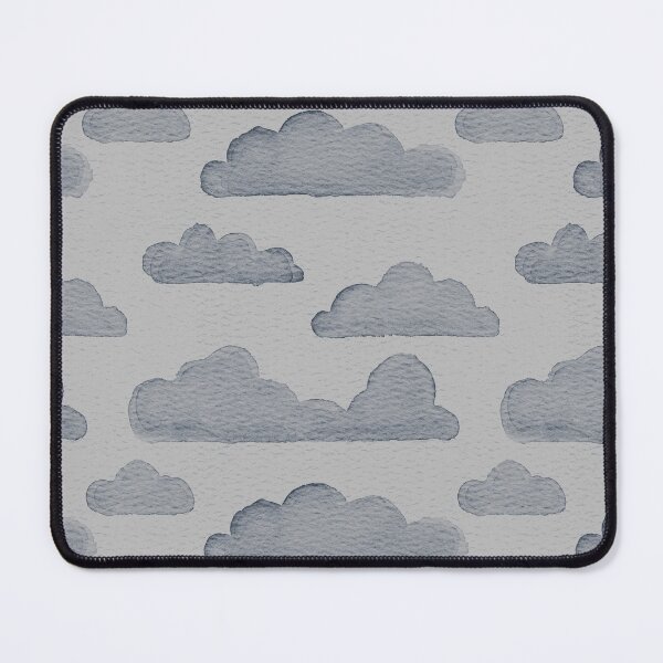 Item preview, Dreamtime Clouds Watercolor Pattern - Fog + Dusk designed and sold by Irene Estelle.