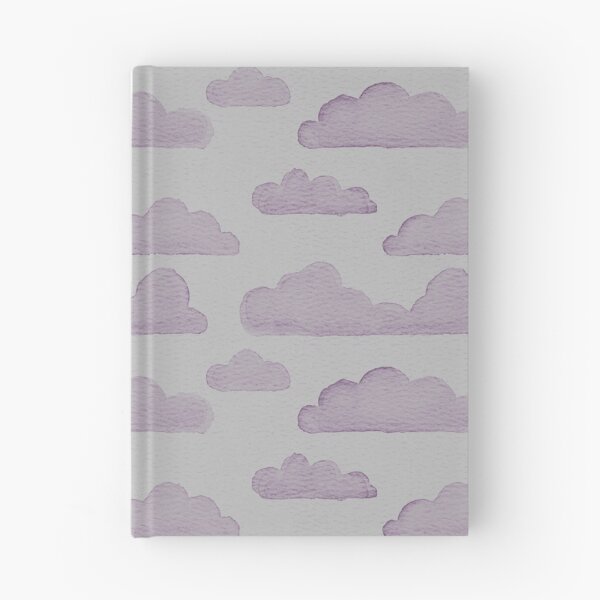 Item preview, Dreamtime Clouds Watercolor Pattern - Fog + Plum designed and sold by Irene Estelle.