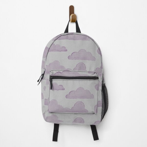 Item preview, Dreamtime Clouds Watercolor Pattern - Fog + Plum designed and sold by Irene Estelle.