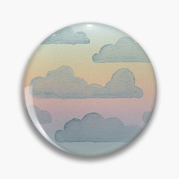 Item preview, Dreamtime Clouds Watercolor Pattern - Rainbow Sorbet + Peacock designed and sold by Irene Estelle.