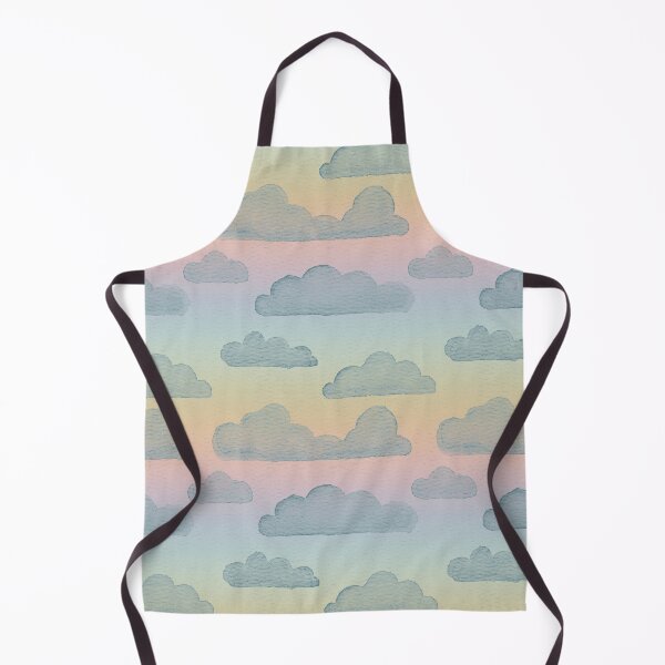 Item preview, Dreamtime Clouds Watercolor Pattern - Rainbow Sorbet + Peacock designed and sold by Irene Estelle.