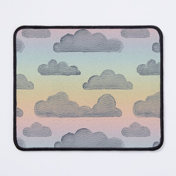 Item preview, Dreamtime Clouds Watercolor Pattern - Rainbow Sorbet + Dusk designed and sold by Irene Estelle.