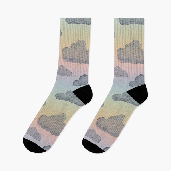 Item preview, Dreamtime Clouds Watercolor Pattern - Rainbow Sorbet + Dusk designed and sold by Irene Estelle.