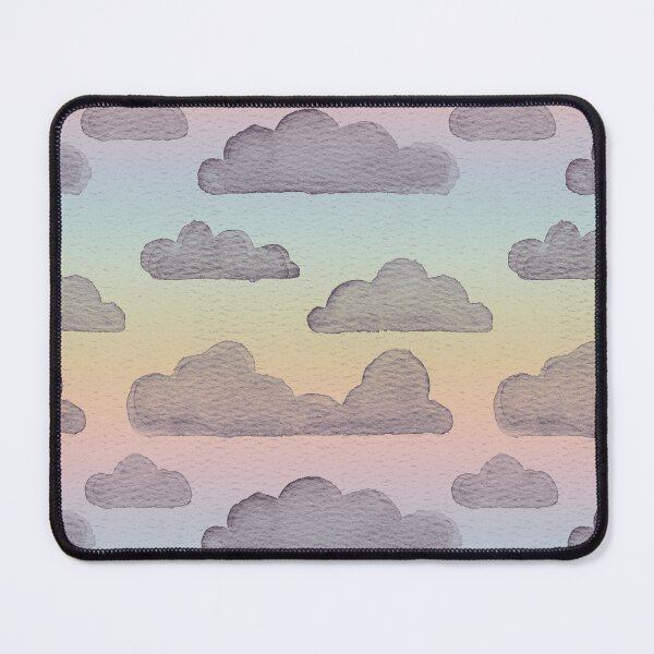 Item preview, Dreamtime Clouds Watercolor Pattern - Rainbow Sorbet + Fig designed and sold by Irene Estelle.