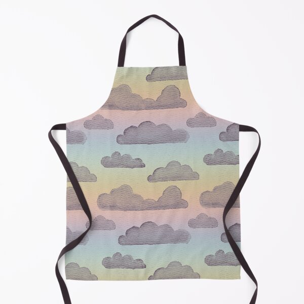 Item preview, Dreamtime Clouds Watercolor Pattern - Rainbow Sorbet + Fig designed and sold by Irene Estelle.