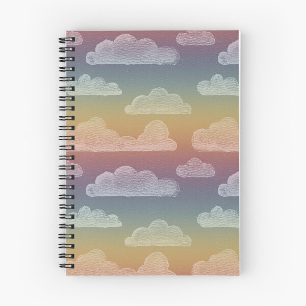 Item preview, Dreamtime Clouds Watercolor Pattern - Rainbow Sunset + Rainbow Sorbet designed and sold by Irene Estelle.