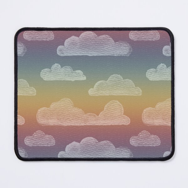 Item preview, Dreamtime Clouds Watercolor Pattern - Rainbow Sunset + Rainbow Sorbet designed and sold by Irene Estelle.