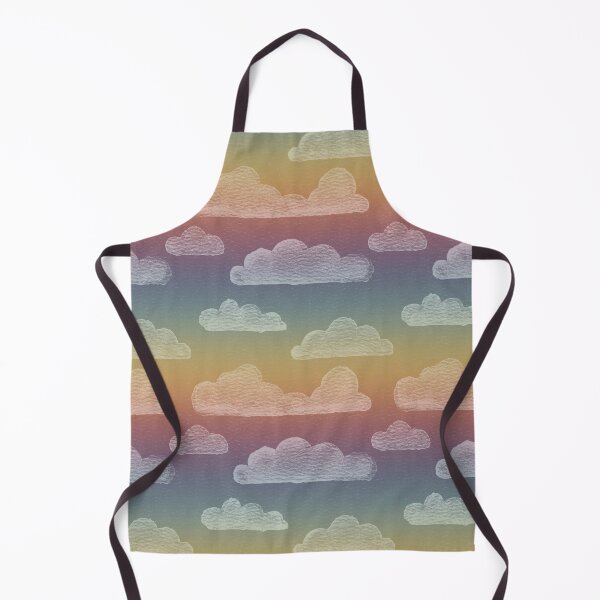 Item preview, Dreamtime Clouds Watercolor Pattern - Rainbow Sunset + Rainbow Sorbet designed and sold by Irene Estelle.
