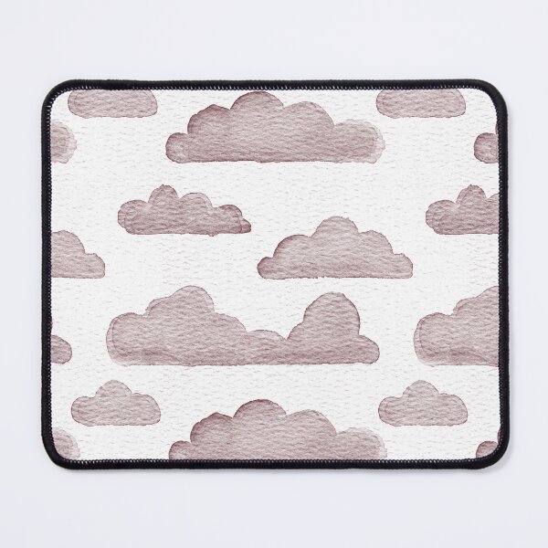 Item preview, Dreamtime Clouds Watercolor Pattern - Snow + Wine designed and sold by Irene Estelle.