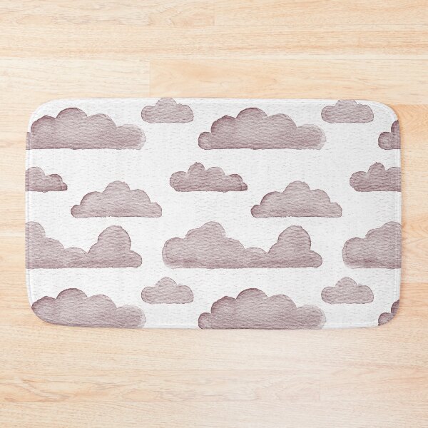 Item preview, Dreamtime Clouds Watercolor Pattern - Snow + Wine designed and sold by Irene Estelle.