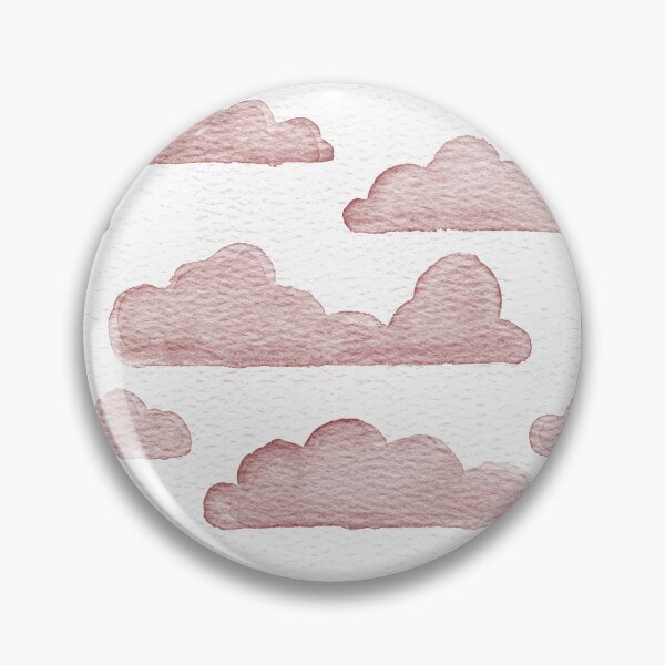 Item preview, Dreamtime Clouds Watercolor Pattern - Snow + Ruby designed and sold by Irene Estelle.
