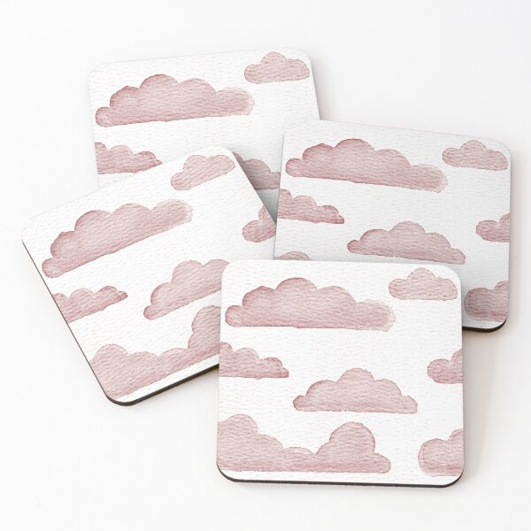 Item preview, Dreamtime Clouds Watercolor Pattern - Snow + Ruby designed and sold by Irene Estelle.