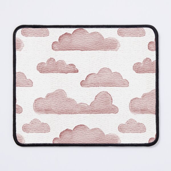 Item preview, Dreamtime Clouds Watercolor Pattern - Snow + Ruby designed and sold by Irene Estelle.