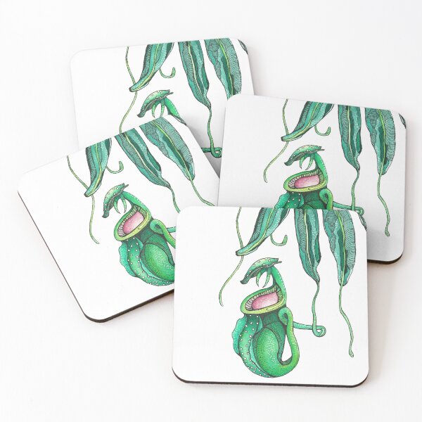 Item preview, Carnivorous plant - illustration - Watercolor and ink designed and sold by Javotte Art / Gab Dessine.