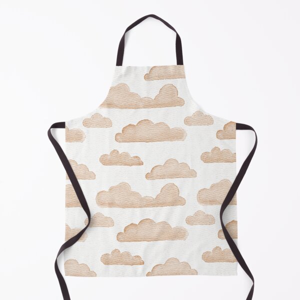 Item preview, Dreamtime Clouds Watercolor Pattern - Snow + Rust designed and sold by Irene Estelle.
