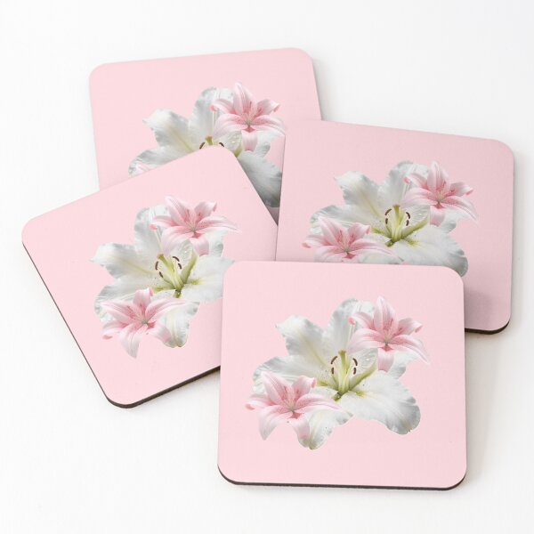 Aperçu de l'œuvre Pink lilies flower créée et vendue par Melnzt-designs.