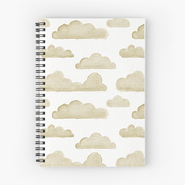 Item preview, Dreamtime Clouds Watercolor Pattern - Snow + Ochre designed and sold by Irene Estelle.