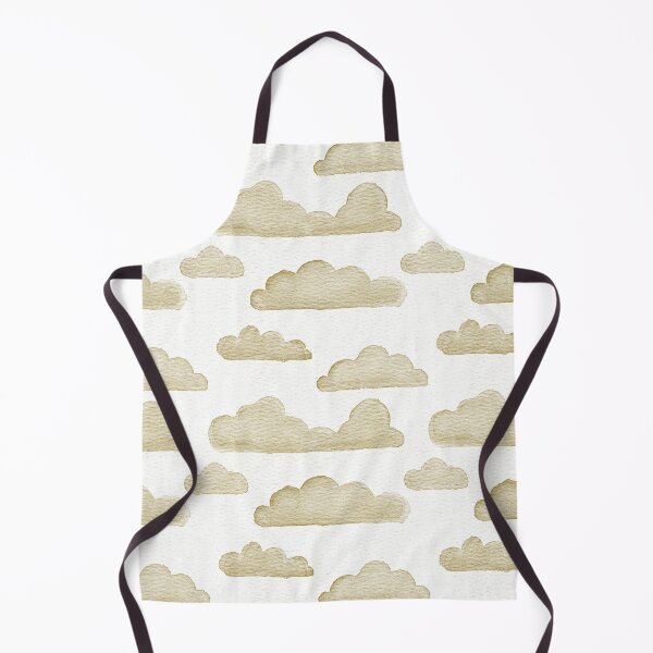 Item preview, Dreamtime Clouds Watercolor Pattern - Snow + Ochre designed and sold by Irene Estelle.