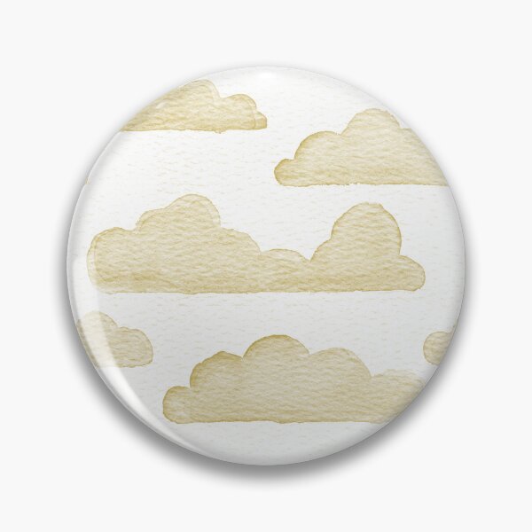 Item preview, Dreamtime Clouds Watercolor Pattern - Snow + Saffron designed and sold by Irene Estelle.
