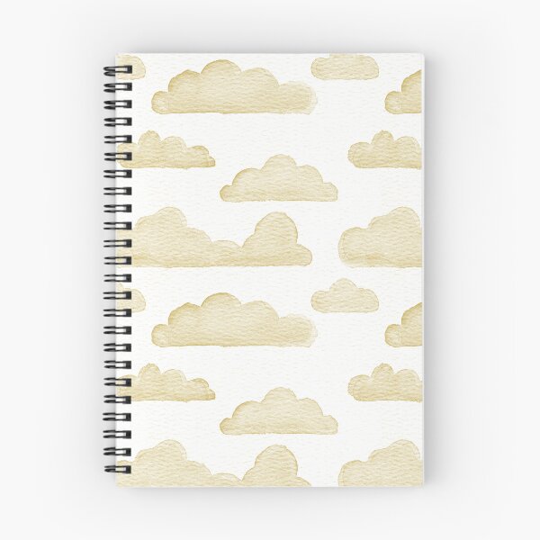 Item preview, Dreamtime Clouds Watercolor Pattern - Snow + Saffron designed and sold by Irene Estelle.