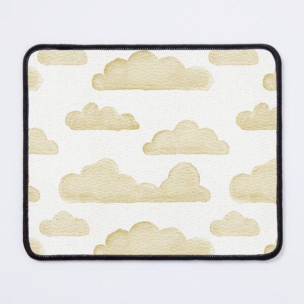 Item preview, Dreamtime Clouds Watercolor Pattern - Snow + Saffron designed and sold by Irene Estelle.