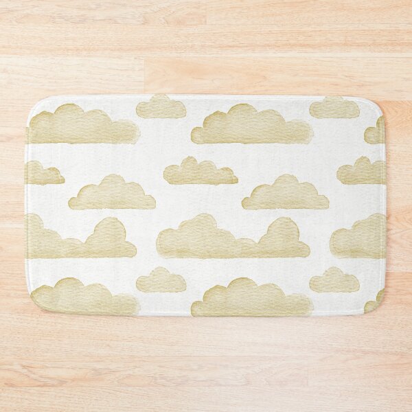 Item preview, Dreamtime Clouds Watercolor Pattern - Snow + Saffron designed and sold by Irene Estelle.