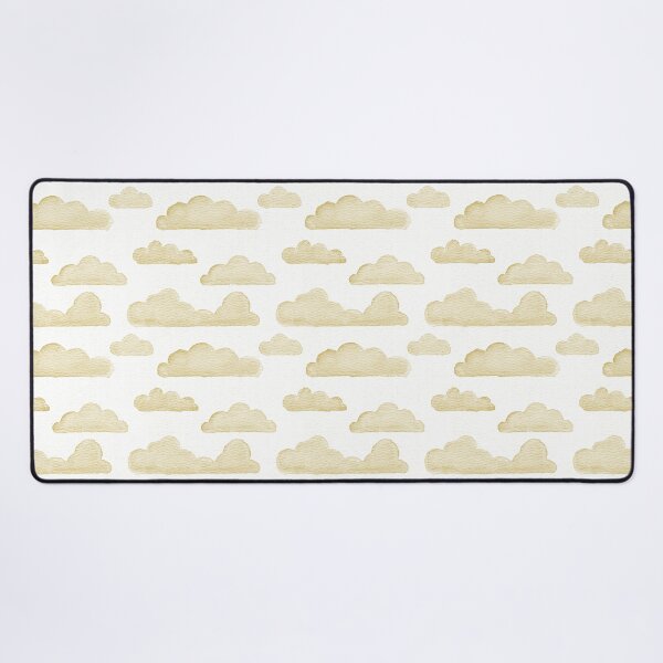 Item preview, Dreamtime Clouds Watercolor Pattern - Snow + Saffron designed and sold by Irene Estelle.