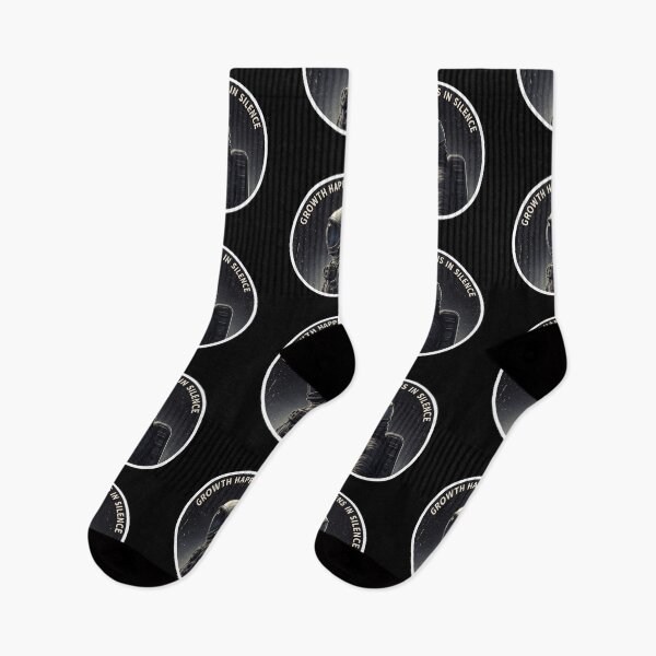 Item preview, Growth Happens in Silence – Astronaut Reflection Design | Calm Mindset Space Aesthetic designed and sold by Altair_.