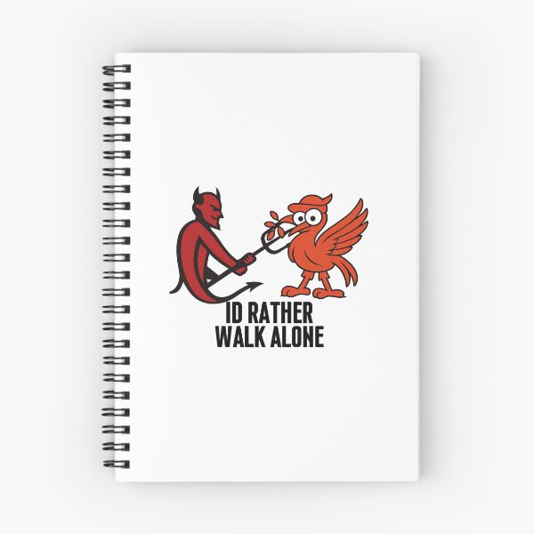 Item preview, ID RATHER WALK ALONE FUNNY FOOTBALL MEME designed and sold by urchoice002.