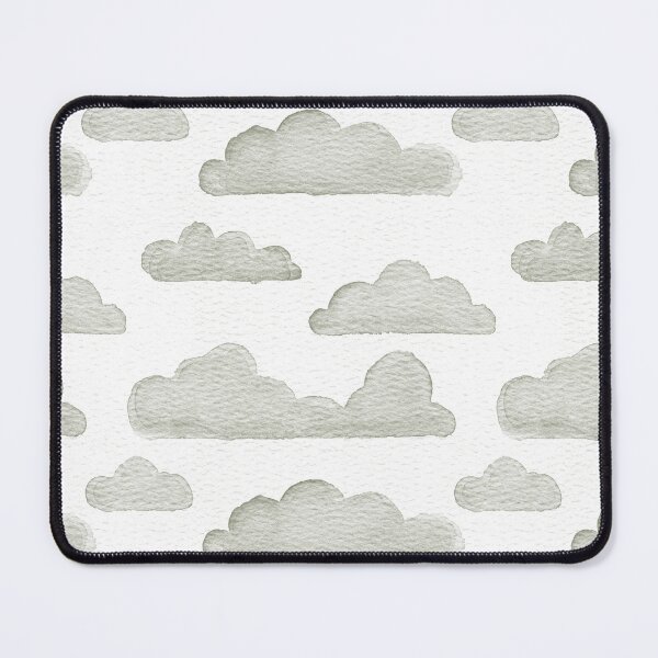 Item preview, Dreamtime Clouds Watercolor Pattern - Snow + Sage designed and sold by Irene Estelle.
