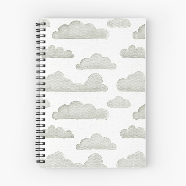Item preview, Dreamtime Clouds Watercolor Pattern - Snow + Sage designed and sold by Irene Estelle.