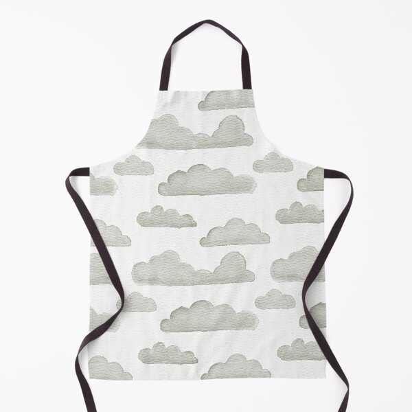 Item preview, Dreamtime Clouds Watercolor Pattern - Snow + Sage designed and sold by Irene Estelle.