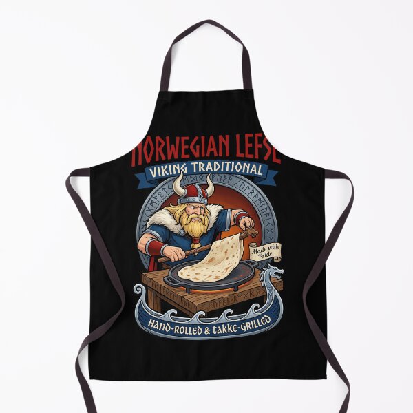 Item preview, Viking Making Traditional Norwegian Lefse designed and sold by TeeARTHY.