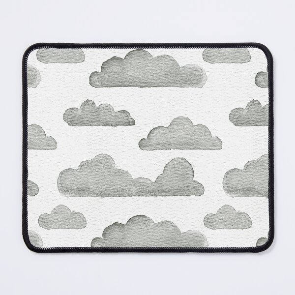 Item preview, Dreamtime Clouds Watercolor Pattern - Snow + Pine designed and sold by Irene Estelle.