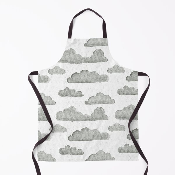 Item preview, Dreamtime Clouds Watercolor Pattern - Snow + Pine designed and sold by Irene Estelle.