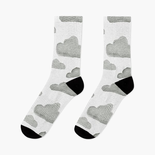 Item preview, Dreamtime Clouds Watercolor Pattern - Snow + Pine designed and sold by Irene Estelle.