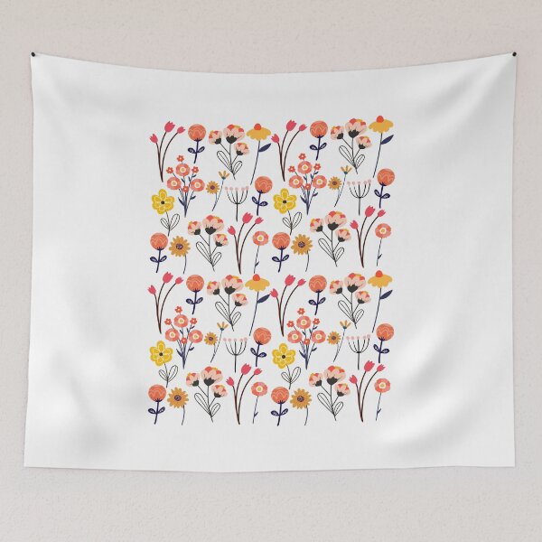 Item preview, Funky Flower Pattern designed and sold by coodoosandco.