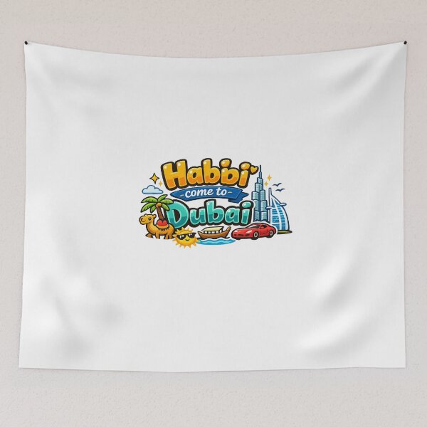Item preview, Habibi Come to Dubai designed and sold by Newthingzy.
