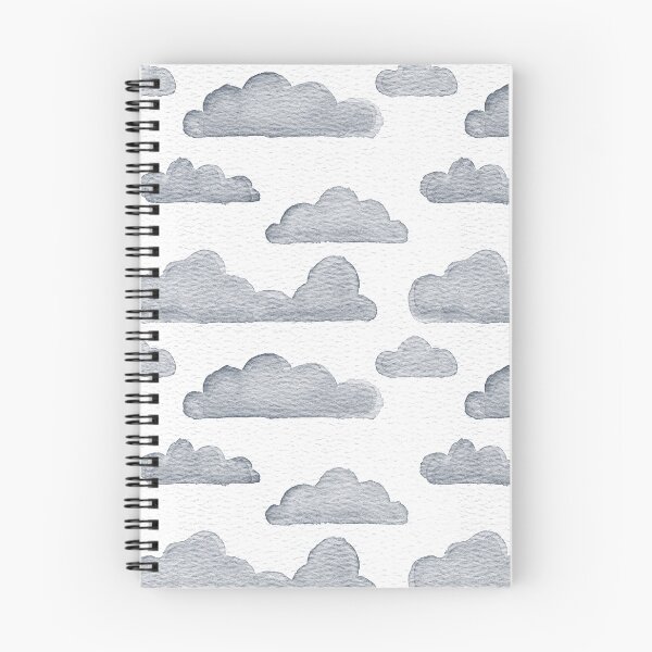 Item preview, Dreamtime Clouds Watercolor Pattern - Snow + Dusk designed and sold by Irene Estelle.