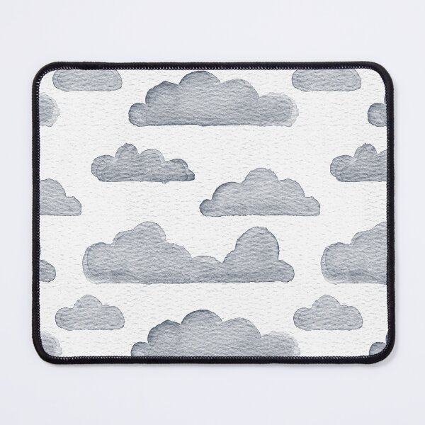 Item preview, Dreamtime Clouds Watercolor Pattern - Snow + Dusk designed and sold by Irene Estelle.