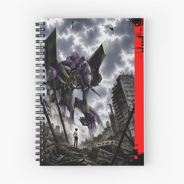Aperçu de l'œuvre  Mecha Shadow over Tokyo-3 | Evangelion Inspired Artwork créée et vendue par Voidbrush.