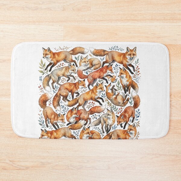 Item preview, foxes water art designed and sold by Stickers void.