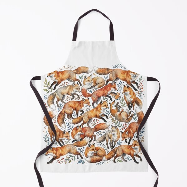 Item preview, foxes water art designed and sold by Stickers void.