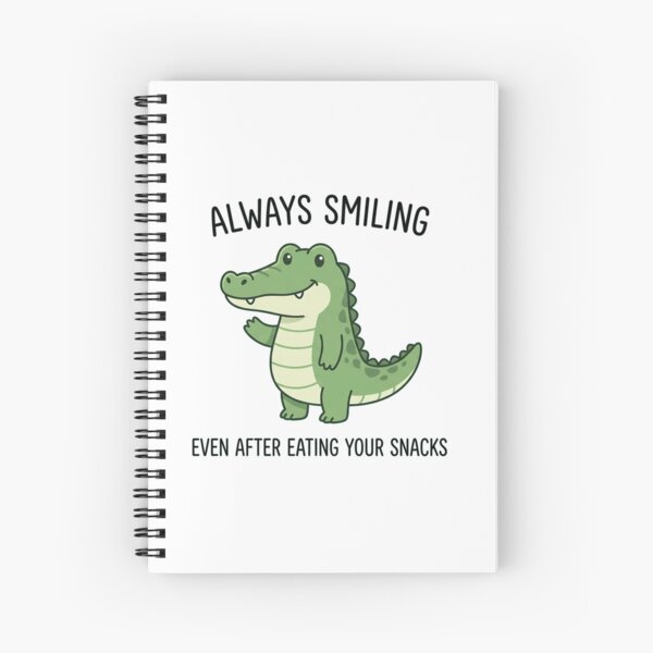 Item preview, Always Smiling Even After Eating Your Snacks Funny Crocodile designed and sold by Owcomm.
