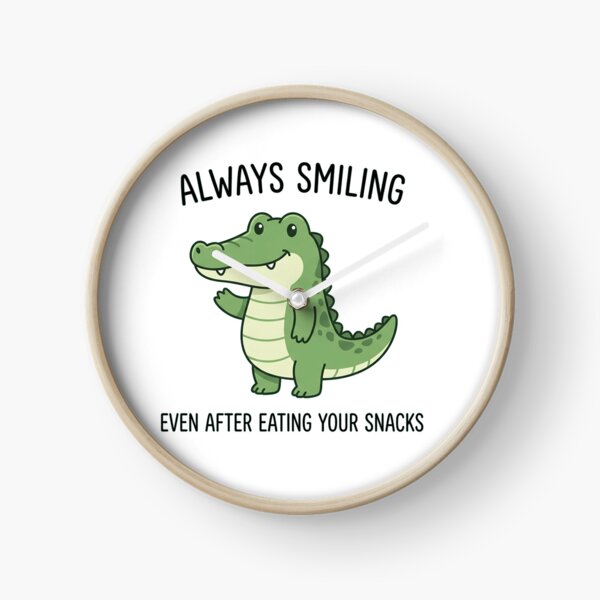 Item preview, Always Smiling Even After Eating Your Snacks Funny Crocodile designed and sold by Owcomm.